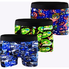 Laula Premium Erkek Boxer 3'lü Paket