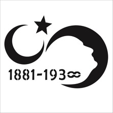 Stencil Sarayi Boyama Şablon Atatürk - 8488
