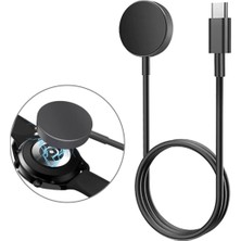 Cover Center Samsung Galaxy Watch 4 40 44MM Uyumlu Şarj Kablosu Manyetik Akıllı Saat Şarj Aleti