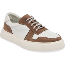 Tergan  Vizon Hakiki Deri Erkek Sneaker - E24I1AY56814-A65