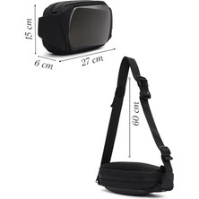 Derimod D-Pack Erkek Gri Kumaş Bel Çantası 24SBD30036F