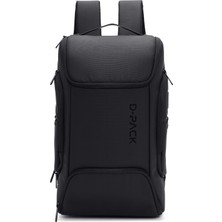 Derimod D-Pack Erkek Siyah Teknolojik Kumaş Sırt Çantası 24SBD30066F