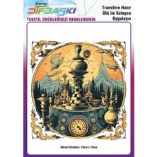 F17 Ajans Ütü ile Yapışan Tişört Tekstil Dtf Transfer Baskı