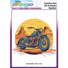 F17 Ajans Ütü ile Yapışan Tişört Tekstil Dtf Transfer Baskı