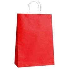 Parti Dükkanım Kırmızı Kağıt Çanta 18*24*8 cm