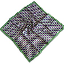 Levidor Tivil Ipek Eşarp 35113 Yeşil Karışık Desen