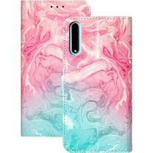 BDT Market Huawei Y8P Mermer Desen Tam Koruma Manyetik Pu Cüzdan Için Flip Case (Yurt Dışından)