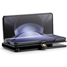 BDT Market Samsung Galaxy Z Için Flip Case Fold 5 5g Kickstand Kart Tutucu Manyetik (Yurt Dışından)