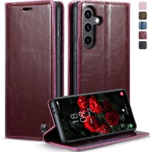 BDT Market Samsung Galaxy S24 Artı Retro Cüzdan Kapak Için Flip Case Manyetik Cüzdan (Yurt Dışından)