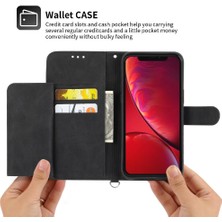 BDT Market Iphone 11 Için Flip Case Xr Kabartmalı Çoklu Kredi Kartı Yuvaları Bileklik (Yurt Dışından)