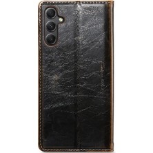 BDT Market Samsung Galaxy A24 4g Için Flip Case Çılgın At Pu Deri Manyetik (Yurt Dışından)