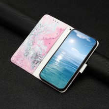 BDT Market Oppo Bulmak Için Flip Case X5 Lite Manyetik Pu Deri Cüzdan Mermer Desen (Yurt Dışından)