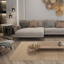 Cool Halı Hasır 620 Bej Halı Etnik Mutfak Halısı Balkon Halısı İnce Halı Kilim Kesme Halı Yolluk Koridor Halı