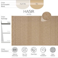 Cool Halı Hasır 620 Bej Halı Etnik Mutfak Halısı Balkon Halısı İnce Halı Kilim Kesme Halı Yolluk Koridor Halı