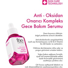 Fee de la Beaute Antioksidan Onarıcı Kompleks Gece Bakım Serumu Antioxidant Complex & Vitamin B3 & Vitamin E 30 ml