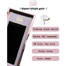 Sb Beauty Çek Bırak Ipek Kirpik, cc Kıvrım, 0.07 Kalınlık, Boy Kutu 12MM Uzunluk, 20 Sıra