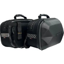 ForteGT 70887 Delpıero Körüklü Motosiklet Yan Heybe Çanta