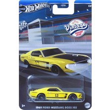 Hot Wheels 1969 Ford Mustang Boss 302 Vintage Arabalar Özel Seri HRV08 - HRT81