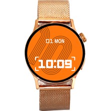 Logia Gt2 Akıllı Saat 20 mm Rose Gold Metal Kordon Çinko Alaşım Kasa