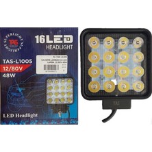 Superlight 16 Ledli Çalısma Lambası 12/80V 48W (SL-TAS-L1005) Ns Gold