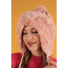 Kaktüs Moda Ponponlu Kadın Bere-Pembe