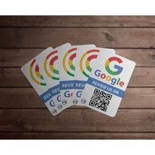 Aktap Google Review Card 5 Pack Nfc Google Review Card With Qr Code