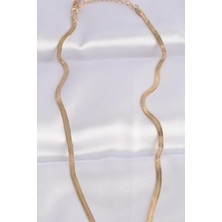 Ely Shop Gold Pembe Zirkon Taşlı Kalpli Kolye