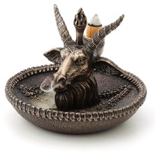 Rakun Home Sabbat Keçisi Baphomet Figürlü Geri Akış Tütsülüğü