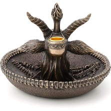 Rakun Home Sabbat Keçisi Baphomet Figürlü Geri Akış Tütsülüğü