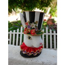 Sister Home Design Tavşan Saksı, Kraliyet Asaleti Siyah Beyazın Düşü