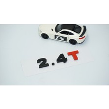 Dk Tuning 2.4t Bagaj Siyah Kırmızı Yazı Logo Volkswagen Ile Uyumlu