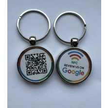 Aktap Nfc Anahtarlik Iki Tarafi Nfc Anahtarlik Google ve Sosyal Medya Ayni Yerde Anahtarlık