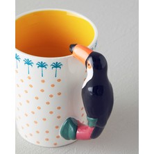 English Home Toucan Dream Porselen Kupa Pembe