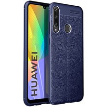 Techno Guru Huawei P40 Lite E Deri Desenli Yüksek Koruma Sağlayan Niss Premium Silikon Kılıf