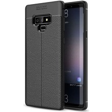 Techno Guru Samsung Galaxy Note 9 Deri Desenli Yüksek Koruma Sağlayan Niss Premium Silikon Kılıf