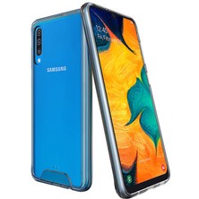 Techno Guru Samsung Galaxy A30S Ultra Koruma Sağlayan Sert ve Şeffaf Gard Premium Silikon Kılıf