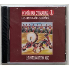 Otantik Halk Oyunlarımız 1 Kars,erzurum,ağrı,elazığ Yöresi CD (Jelatininde Orjnal Dönem Baskı Cd)