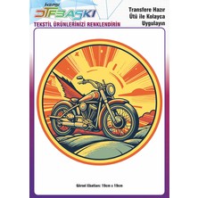 F17 Ajans Ütü ile Yapışan Tişört Tekstil Dtf Transfer Baskı