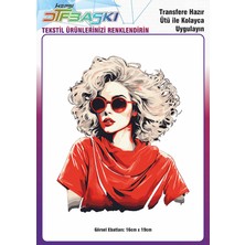 F17 Ajans Ütü ile Yapışan Tişört Tekstil Dtf Transfer Baskı