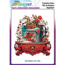 F17 Ajans Ütü ile Yapışan Tişört Tekstil Dtf Transfer Baskı