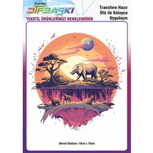 F17 Ajans Ütü ile Yapışan Tişört Tekstil Dtf Transfer Baskı