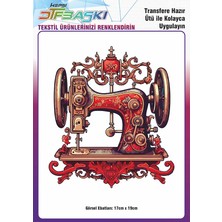 F17 Ajans Ütü ile Yapışan Tişört Tekstil Dtf Transfer Baskı