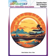 F17 Ajans Ütü ile Yapışan Tişört Tekstil Dtf Transfer Baskı