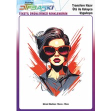 F17 Ajans Ütü ile Yapışan Tişört Tekstil Dtf Transfer Baskı