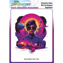 F17 Ajans Ütü ile Yapışan Tişört Tekstil Dtf Transfer Baskı