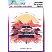 F17 Ajans Ütü ile Yapışan Tişört Tekstil Dtf Transfer Baskı