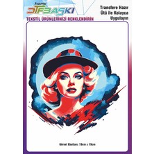 F17 Ajans Ütü ile Yapışan Tişört Tekstil Dtf Transfer Baskı