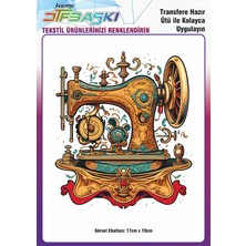 F17 Ajans Ütü ile Yapışan Tişört Tekstil Dtf Transfer Baskı