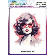 F17 Ajans Ütü ile Yapışan Tişört Tekstil Dtf Transfer Baskı