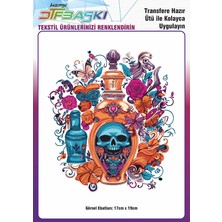 F17 Ajans Ütü ile Yapışan Tişört Tekstil Dtf Transfer Baskı